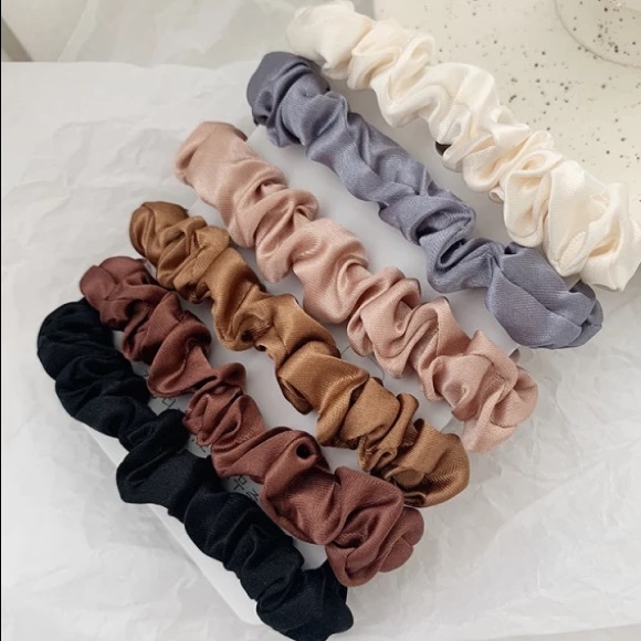 6 PC | Satin Hair Ties - Picture 3 of 3